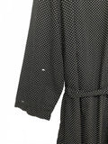 Polo Ralph Lauren Black Polka Dot Lightweight Robe with Belt L/XL