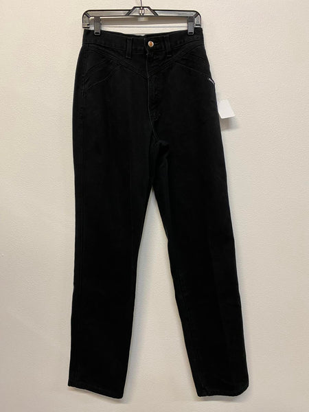 Black Women's Rockies Denim Casual Pants