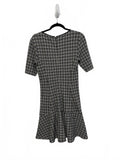 Theory Black & White Houndstooth Pattern Women's Dress Flared Hem Size 4