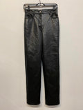 Wilfred Black Faux Leather Pants Size 2