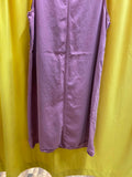 Amy K Su Nordstrom Dusty Rose Pink Purple Overall Dress Front Pockets size 2X