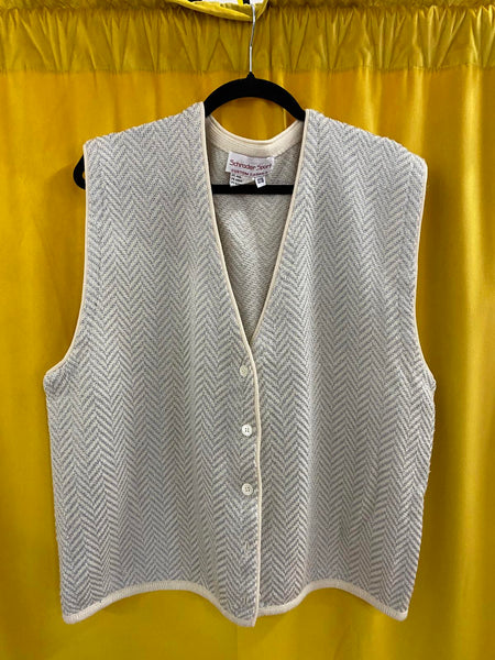 Sandra Betzina Women's Sleeveless Sweater Vest Size M