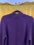 Ted Baker London Men's Purple Half-Zip Sweater
