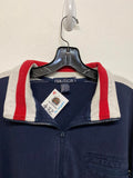Nautica Mens Pullover Sweatshirt with Quarter Zip Size XL 100% Cotton Zip Pocket