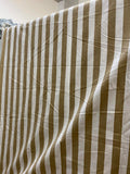 Ralph Lauren Beige and White Striped Bed Sheet