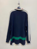 Nautica Mens Pullover Sweatshirt with Quarter Zip Size XL 100% Cotton Zip Pocket