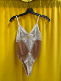 Women's Lace and Satin Bodysuit Lingerie Size Small