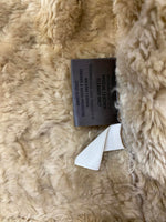 Wilson’s Leather Light Brown Tan Suede Faux Shearling Jacket for Women XS