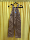 Carhartt Boys Brown Denim Overalls
