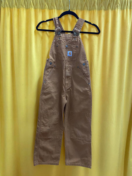 Carhartt Boys Brown Denim Overalls