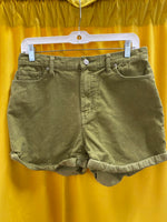BDG Olive Green Corduroy Shorts
