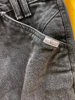 Vintage Thoroughbred Western Black Women's Jeans Made in USA Denim Rodeo