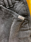 Vintage Thoroughbred Western Black Women's Jeans Made in USA Denim Rodeo