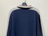 Nautica Mens Pullover Sweatshirt with Quarter Zip Size XL 100% Cotton Zip Pocket