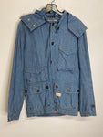 denim parka jacket