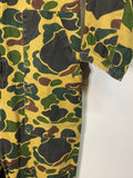Vintage taftbak frog camo coveralls