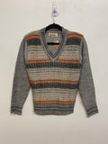 Vintage knit vneck sweater