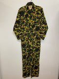 Vintage taftbak frog camo coveralls